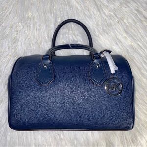 NWT Michael Kors Satchel/Crossbody Bag. Navy Blue.